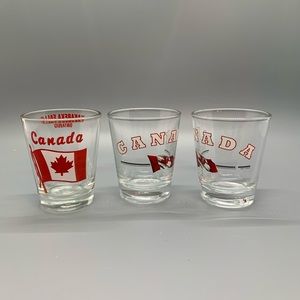 Set of 3 shot glasses